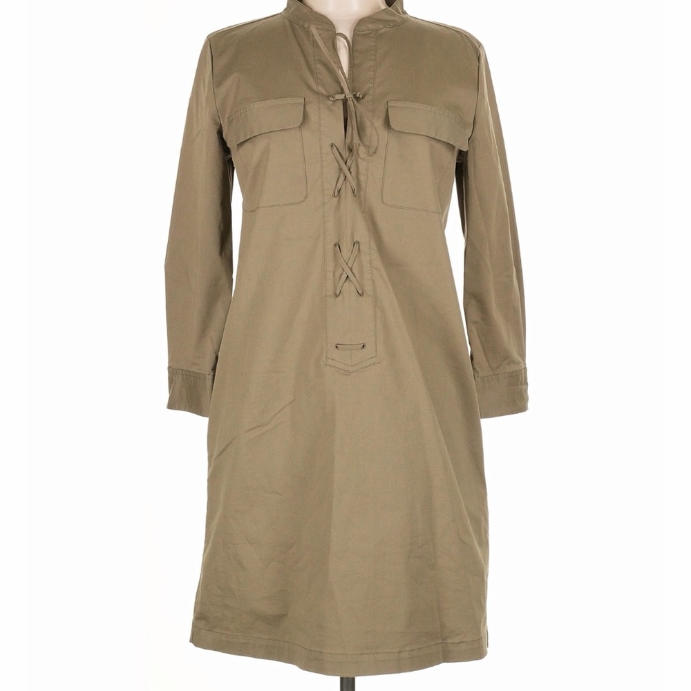 Theory Jullitah Light Poplin Shirt Mini Dress (8)